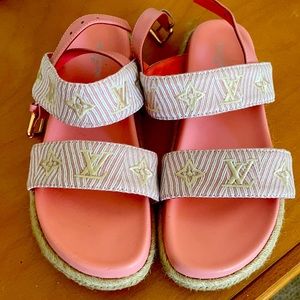 Brand new never worn LV espadrilles.